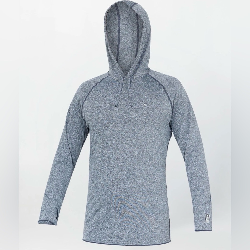 O'Neill MEN'S 24/7 HYBRID UV LONG SLEEVE SURF HOODY - GRAPHITE - Picture 9 of 12